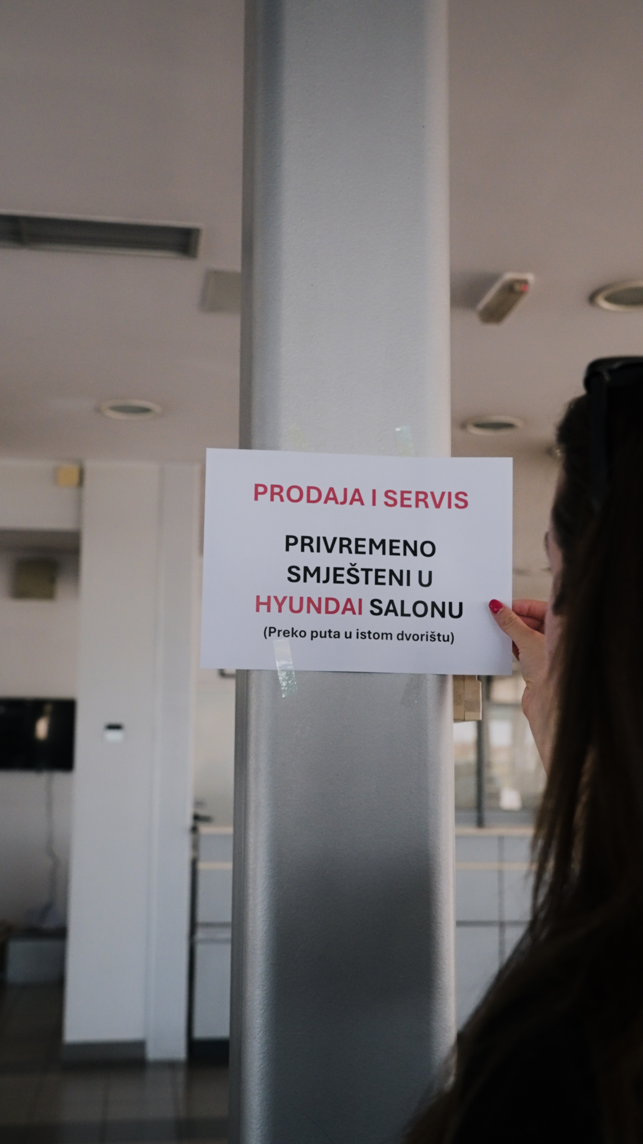 Privremeni radovi preuređenja Mercedes-Benz salona - preselili smo prodaju i servis u Hyundai salon